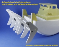 Turtle  working boat GfK Rumpf mit Oberdeck