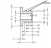 Einpress-Muttern Alu  M3