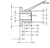 Einpress-Muttern Alu  M3