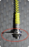 Antennen Montagesockel einzeln f. Wendelantenne 20 u. 30 cm