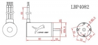 Leopard LBP4082/2.5Y Brushless Motor 4polig 1250kV