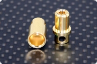 Goldkontakt 6 mm Stecker&Buchse - Preiswerte Version -