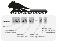 Leopard 4065-B/2.5Y 2100UpM/V