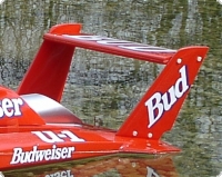 Spoilersatz f. 1/8 Hydroplanes T-4 ROT