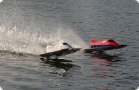 Skater Außenbord Rennbootmodell