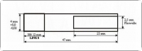 Wellenschaft einzeln A:4 mm / für M4 LI / 2,5 Flex für Propeller M4 mit LINKS Gewinde