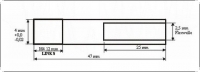 Wellenschaft einzeln A:4 mm / für M4 LI / 2,5 Flex für Propeller M4 mit LINKS Gewinde 