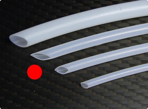 PTFE tube 5 / 6.2 for 4.7 Flex length 500 mm