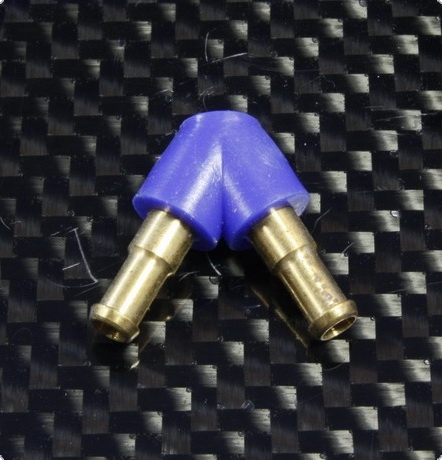 Schlauchverbindung V-Verteiler-Umlenkung / Innen 2,3 mm