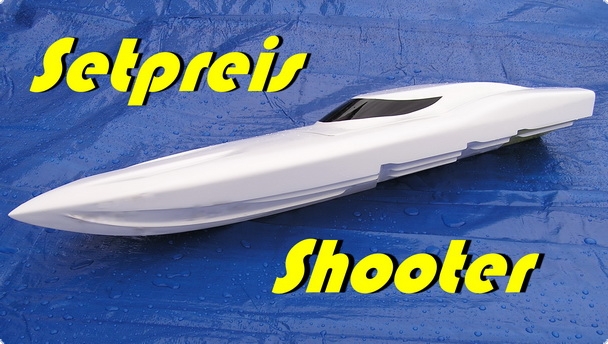 Shooter package kit 3-step mono racing boat fiberglas epoxy hull