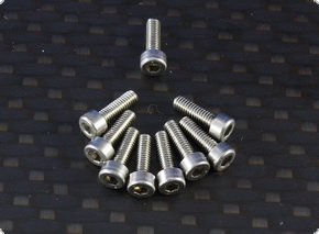 Cylinder screw with hexagon socket M2,5 x 10 mm stainless steel