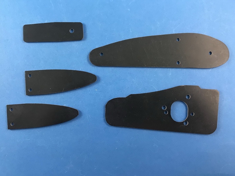 GFK Hardwarekit 2 mm GFK, schwarz f. Dr. Super Evil
