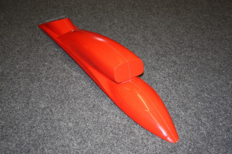 Ersatzhaube T-4 MS 1:8 Twin Wing Glühzünder rot