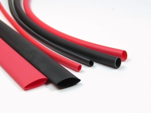 Shrinkable tubing red 6/3 mm 1000 mm