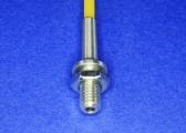 Antenna system 2.4 GHz with aluminum socket with yellow safety tube