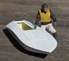 Choppy Fiberglas 1:5 Outboard-Racer model