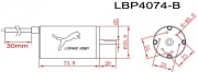 Leopard LBP4074B/4Y 1050KV Brushless Motor 4polig Kabelführung seitlich herausgeführt