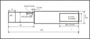Wellenschaft einzeln A:8 mm /für 4,7 mm Dog Drive