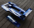 T-5 Hydroplane Fiberglass-Hull blue version PACKAGE KIT