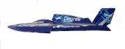 T-5 Hydroplane Fiberglass-Hull blue version PACKAGE KIT