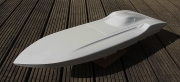 Chief 3-step mono racing boat fiberglas epoxy hull