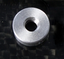 Thrust nut 10 mm with M4 thread - New version brass / chromed