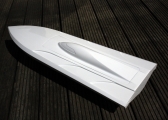 FireBold - the new mono & FSR racing boat - with laminated flood chamber!