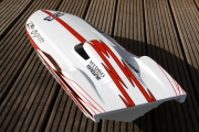 Chief package kit 3-step mono racing boat Carbon&Aramid Epoxy hull