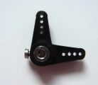 Rudder Lever L Carbon 5 mm 90° (2pcs. in 1 VP)