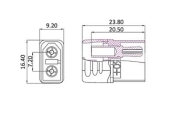 Goldkontakt  XT60 Buchse & Stecker  (1 Paar)